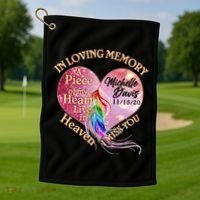 In Loving Memory Tribute Custom Rip Personalized Family Golf Towel thumb 1