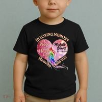 In Loving Memory Tribute Custom Rip Personalized Family Toddler T-Shirt thumb 2