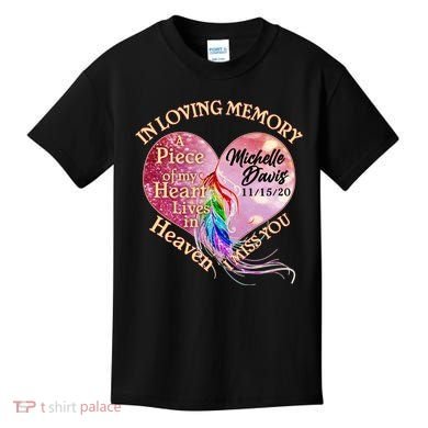 In Loving Memory Tribute Custom Rip Personalized Family Kids T-Shirt
