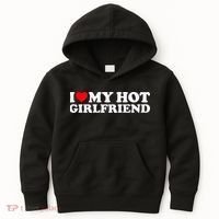I Love My Hot Girlfriend Kids Hoodie thumb 0