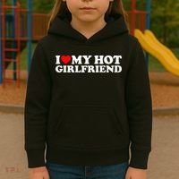 I Love My Hot Girlfriend Kids Hoodie thumb 3