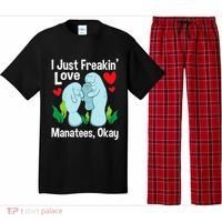 I Love Manatees Manatee Lover Zookeeper Marine Biologist Pajama Set thumb 0