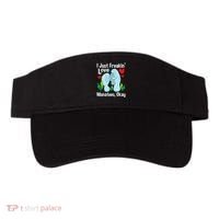 I Love Manatees Manatee Lover Zookeeper Marine Biologist Visor thumb 0