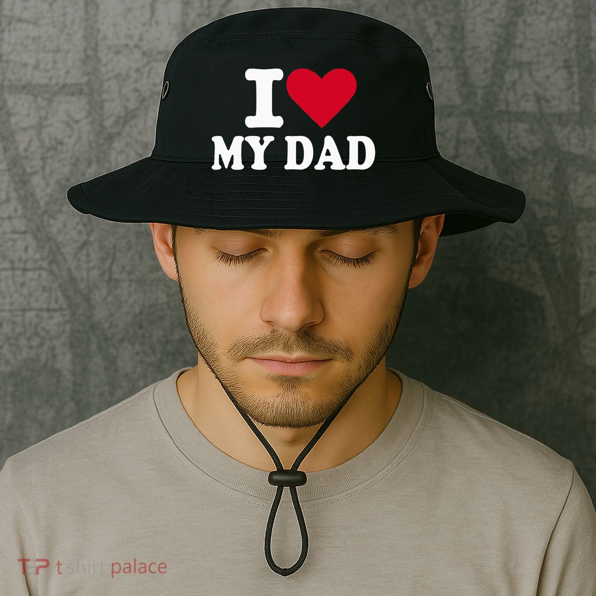 I Love My Dad Bucket Hat
