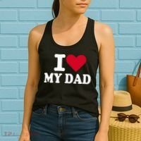 I Love My Dad Women's Tank Top thumb 2