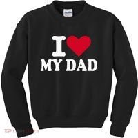I Love My Dad Kids Sweatshirt thumb 0