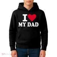I Love My Dad Kids Hoodie thumb 4