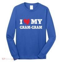 I Love My Gramgiftgram Favorite Family Member Valentines Cool Gift Long Sleeve Shirt thumb 0