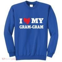 I Love My Gramgiftgram Favorite Family Member Valentines Cool Gift Sweatshirt thumb 0