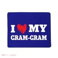 I Love My Gramgiftgram Favorite Family Member Valentines Cool Gift Mousepad thumb 0