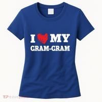 I Love My Gramgiftgram Favorite Family Member Valentines Cool Gift Women's T-Shirt thumb 0