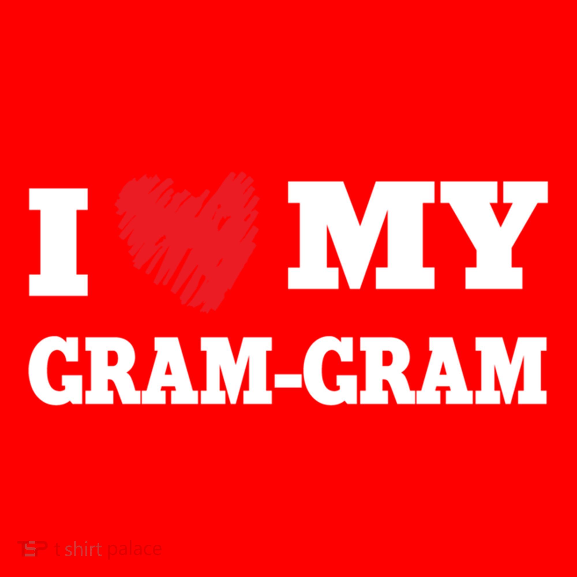 I Love My Gramgiftgram Favorite Family Member Valentines Cool Gift Santa Hat