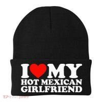 I Love My Hot Mexican Girlfriend Beanie thumb 0