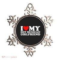 I Love My Hot Mexican Girlfriend Ornament thumb 0