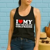 I Love My Hot Mexican Girlfriend Women's Tank Top thumb 2