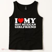 I Love My Hot Mexican Girlfriend Tank Top thumb 2