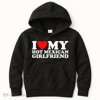 I Love My Hot Mexican Girlfriend Kids Hoodie thumb 0