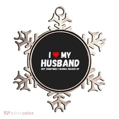 I Love My Husband Ornament