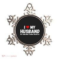 I Love My Husband Ornament thumb 0