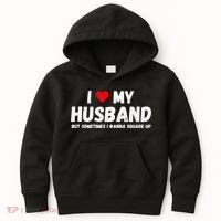 I Love My Husband Kids Hoodie thumb 0