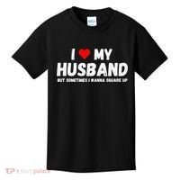 I Love My Husband Kids T-Shirt thumb 0
