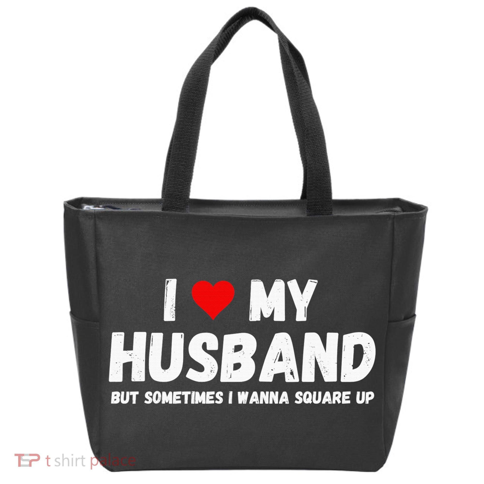 I Love My Husband Tote Bag