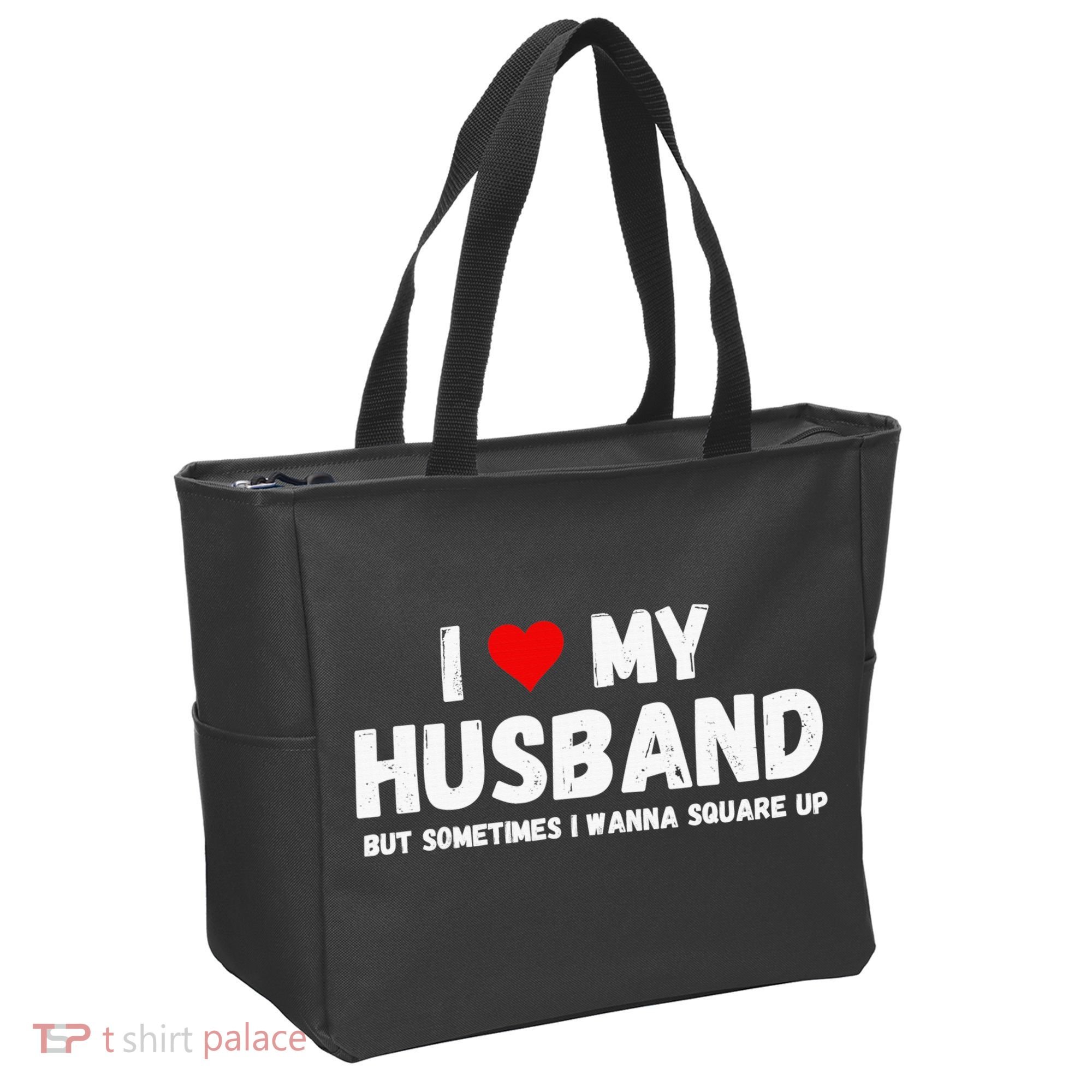 I Love My Husband Tote Bag