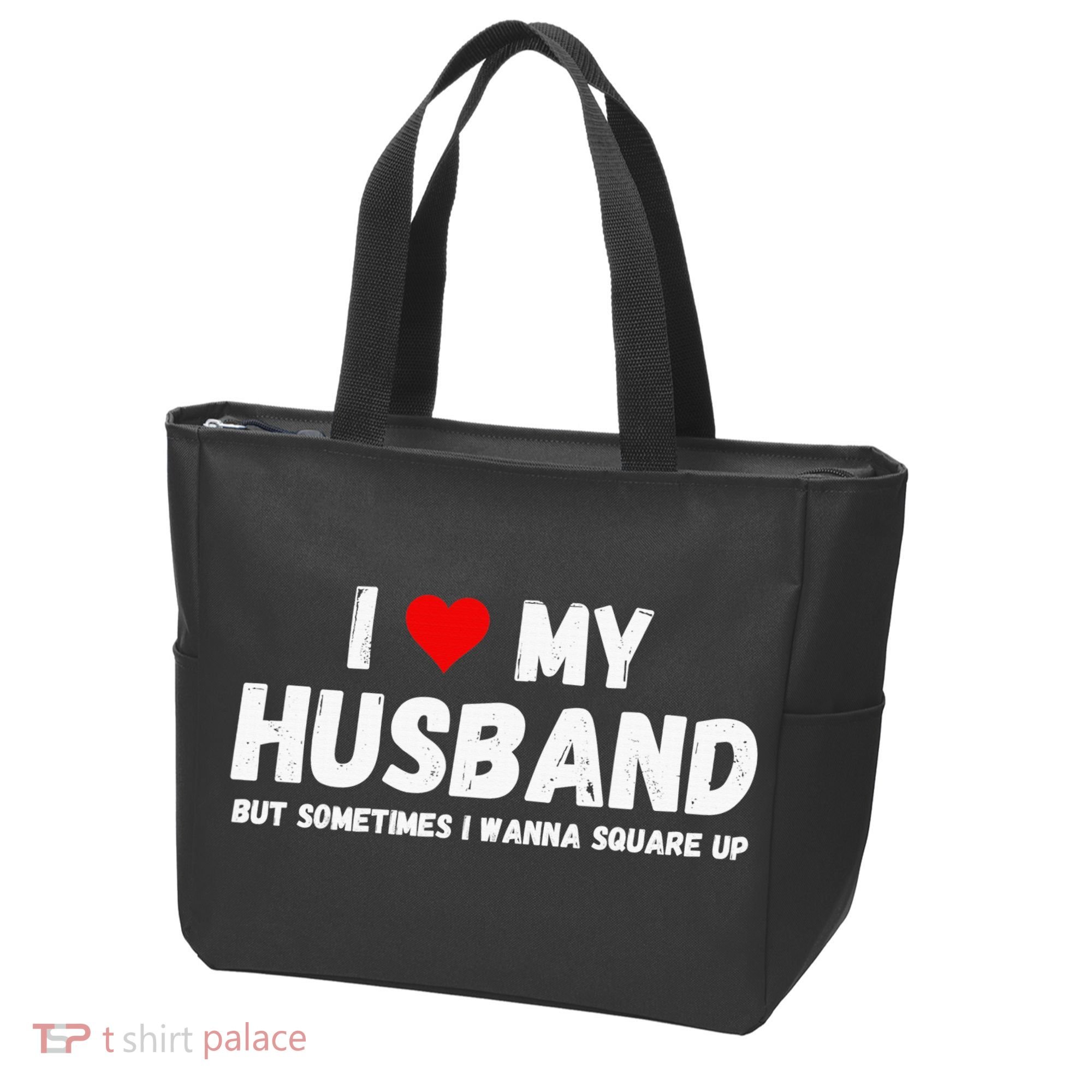 I Love My Husband Tote Bag