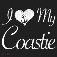 I Love My Coastie Coast Guard Gift Beanie thumb 2