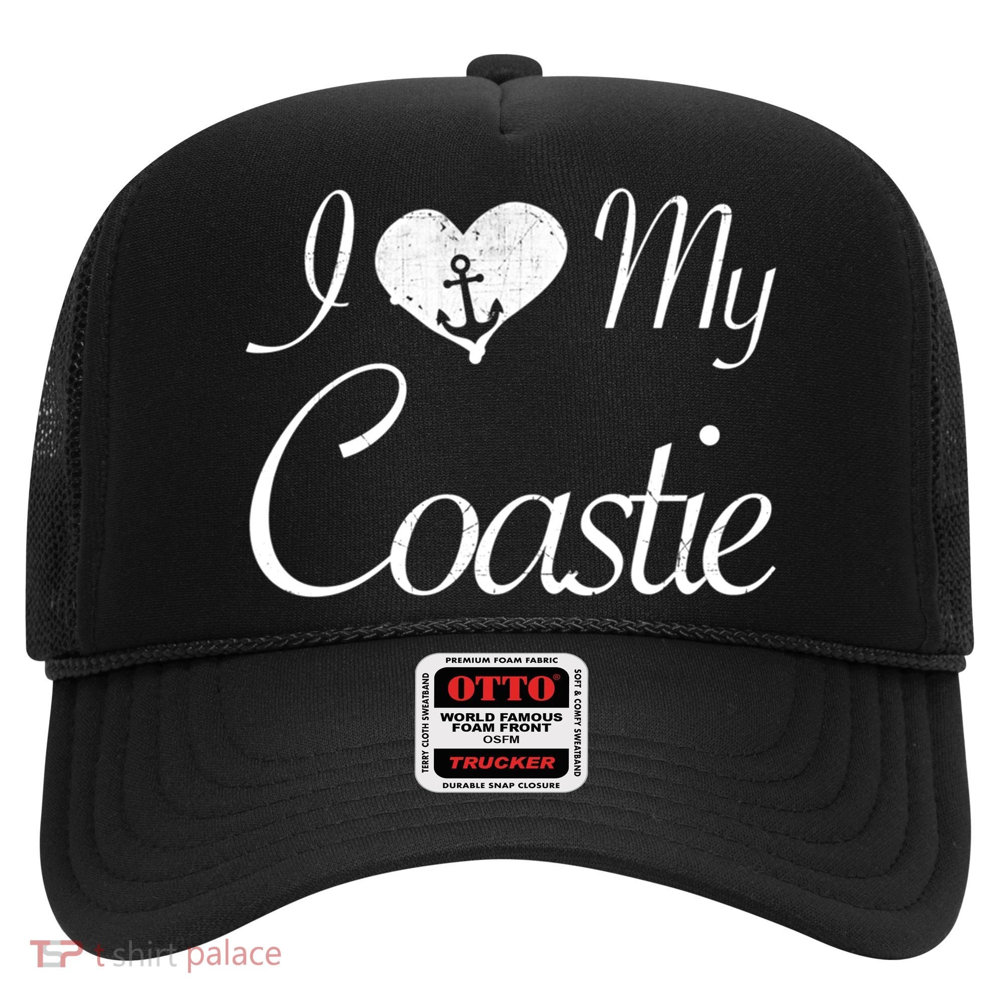 I Love My Coastie Coast Guard Gift Hat