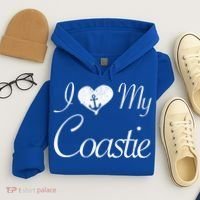 I Love My Coastie Coast Guard Gift Hoodie thumb 4