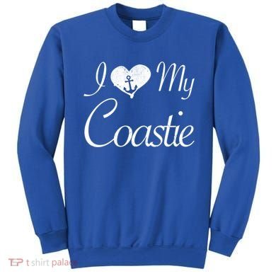 I Love My Coastie Coast Guard Gift Sweatshirt
