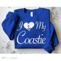 I Love My Coastie Coast Guard Gift Sweatshirt thumb 2
