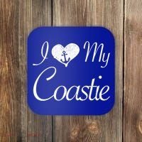 I Love My Coastie Coast Guard Gift Coaster thumb 0
