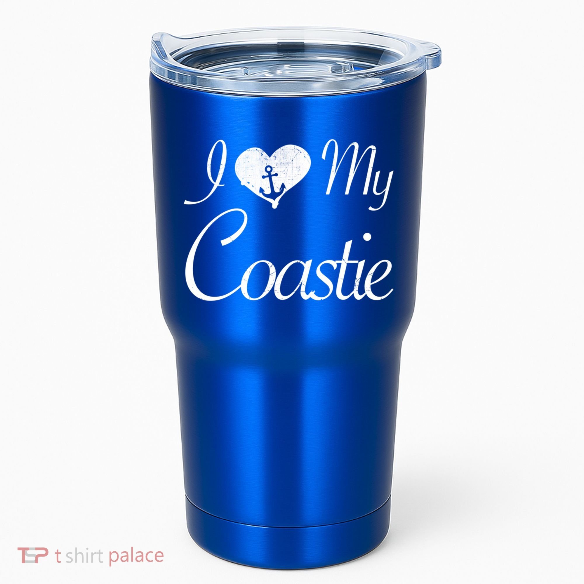 I Love My Coastie Coast Guard Gift Tumbler