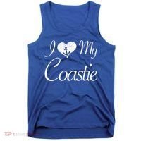 I Love My Coastie Coast Guard Gift Tank Top thumb 0