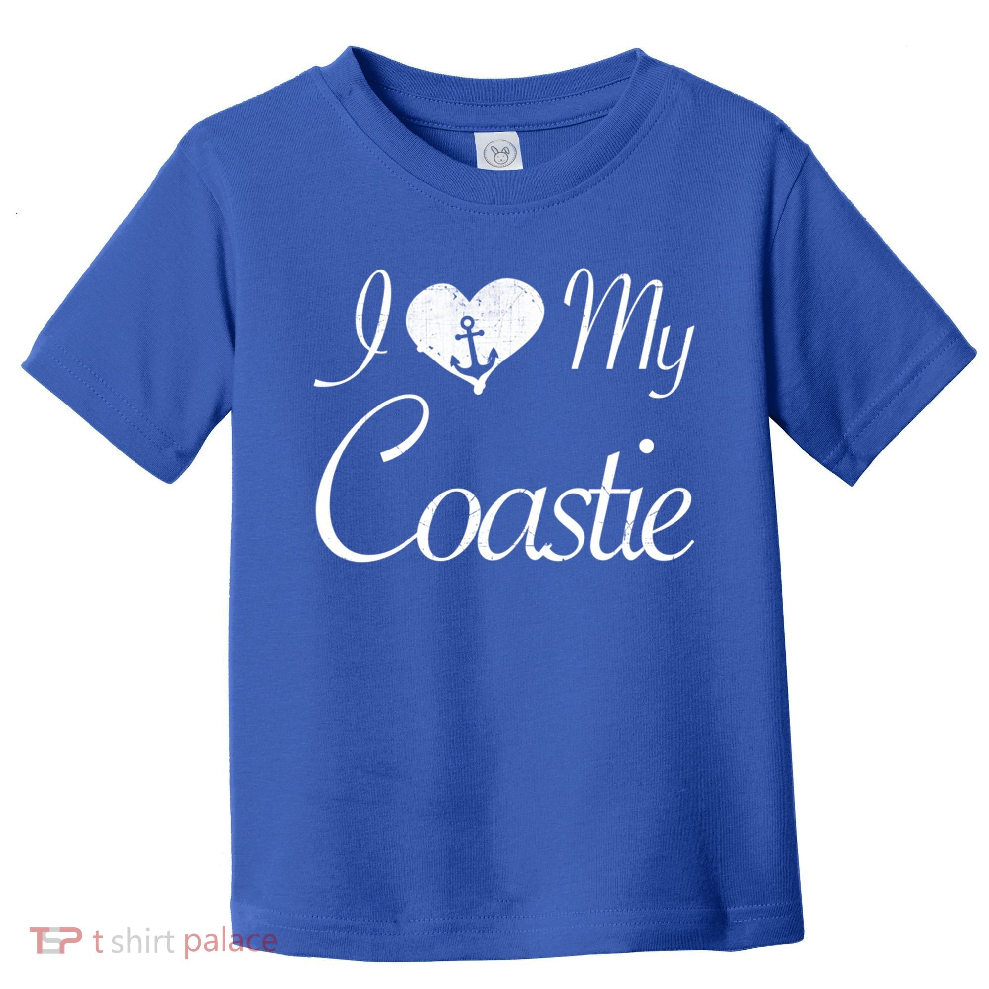 I Love My Coastie Coast Guard Gift Toddler T-Shirt