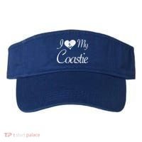 I Love My Coastie Coast Guard Gift Visor thumb 0