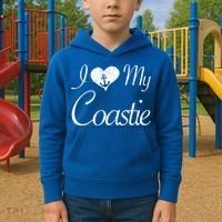I Love My Coastie Coast Guard Gift Kids Hoodie thumb 2