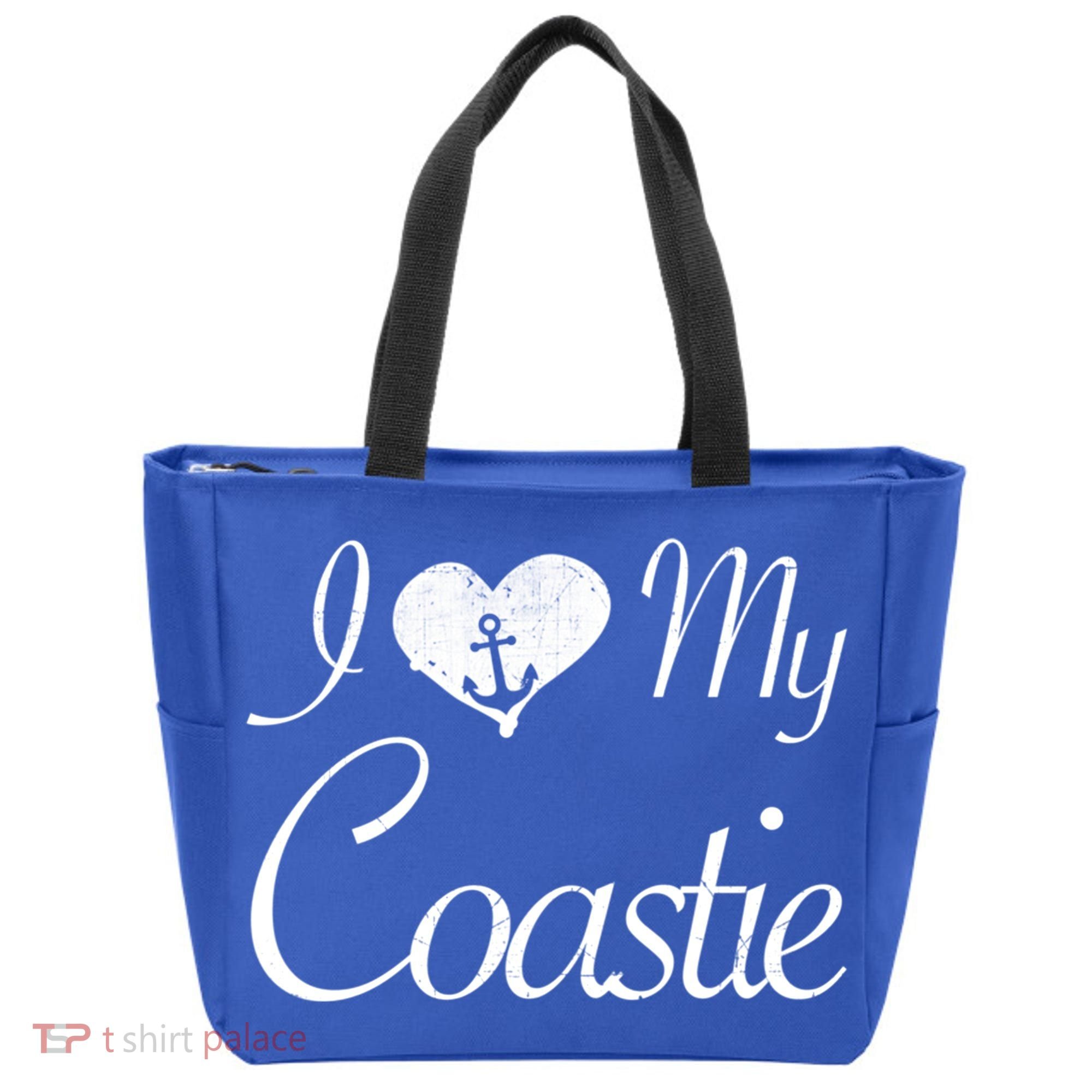 I Love My Coastie Coast Guard Gift Tote Bag