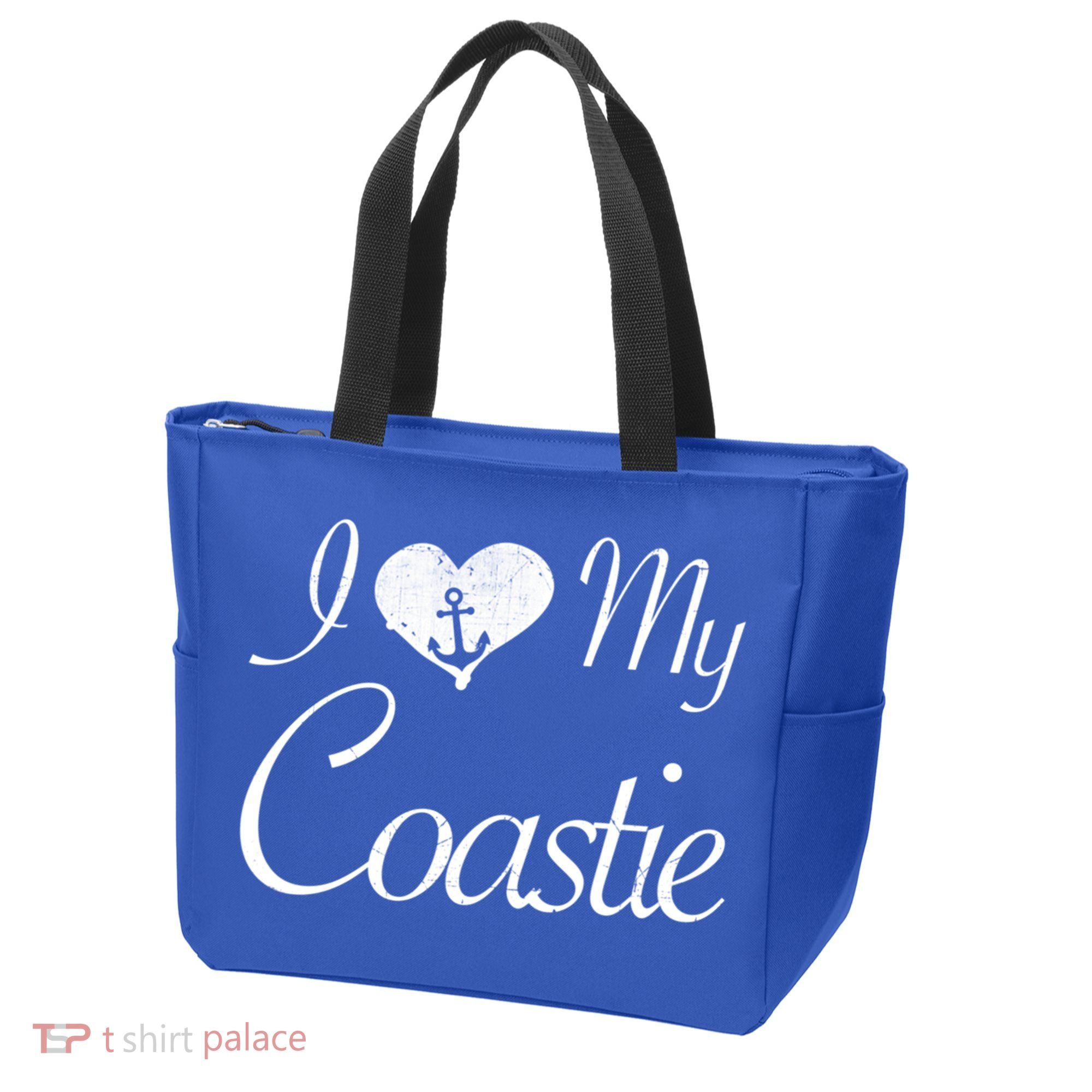 I Love My Coastie Coast Guard Gift Tote Bag