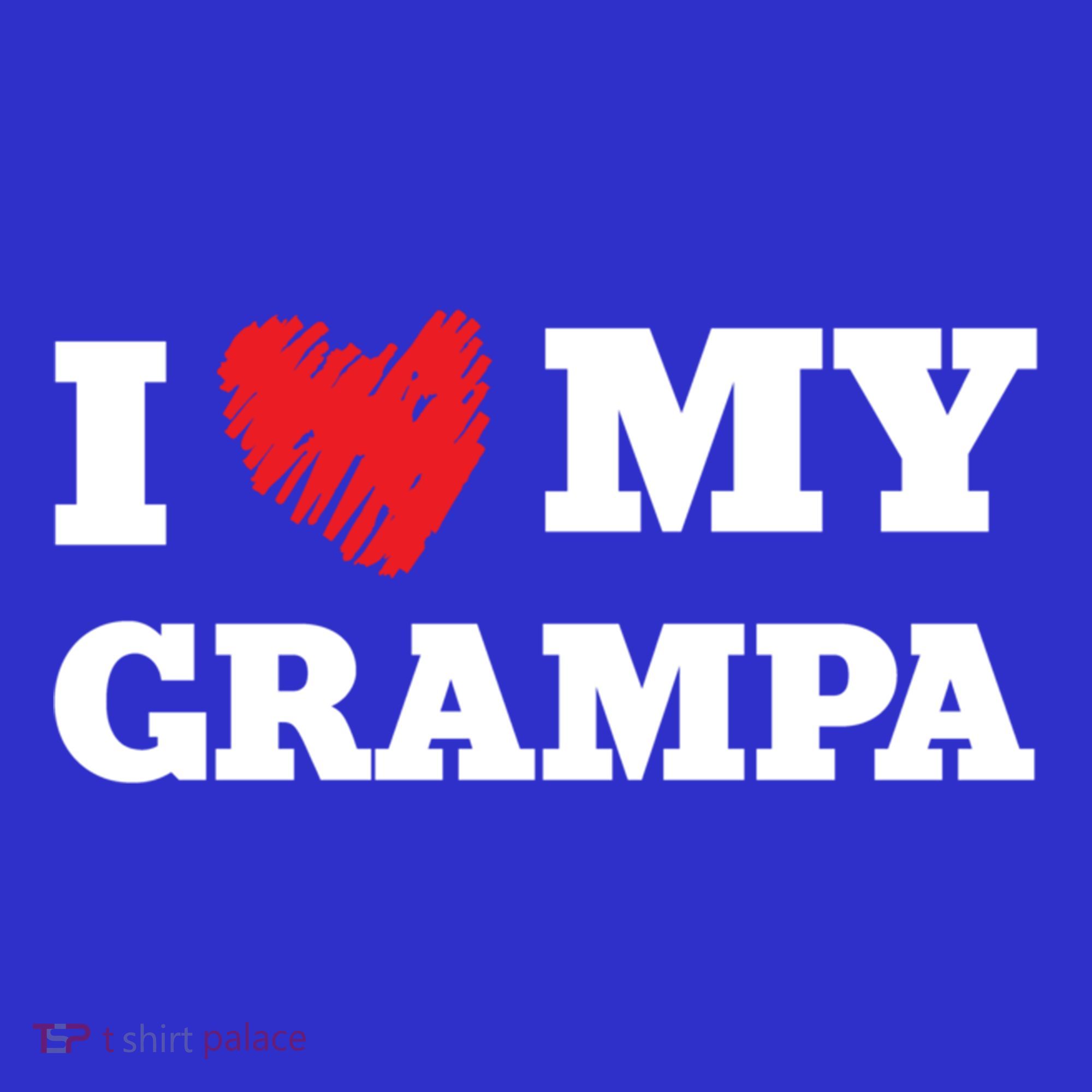 I Love My Grampa Favorite Family Member Valentines Gift Women's Tank Top