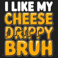 I Like My Cheese Drippy Bruh Funny Meme Beanie thumb 2