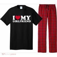 I Love My Girlfriend Pajama Set thumb 0