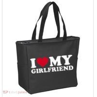 I Love My Girlfriend Tote Bag thumb 2