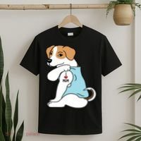 I Love Mom Tattoo Jack Russell Terrier Mothers Day Dog T-Shirt thumb 2
