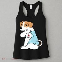 I Love Mom Tattoo Jack Russell Terrier Mothers Day Dog Women's Tank Top thumb 3