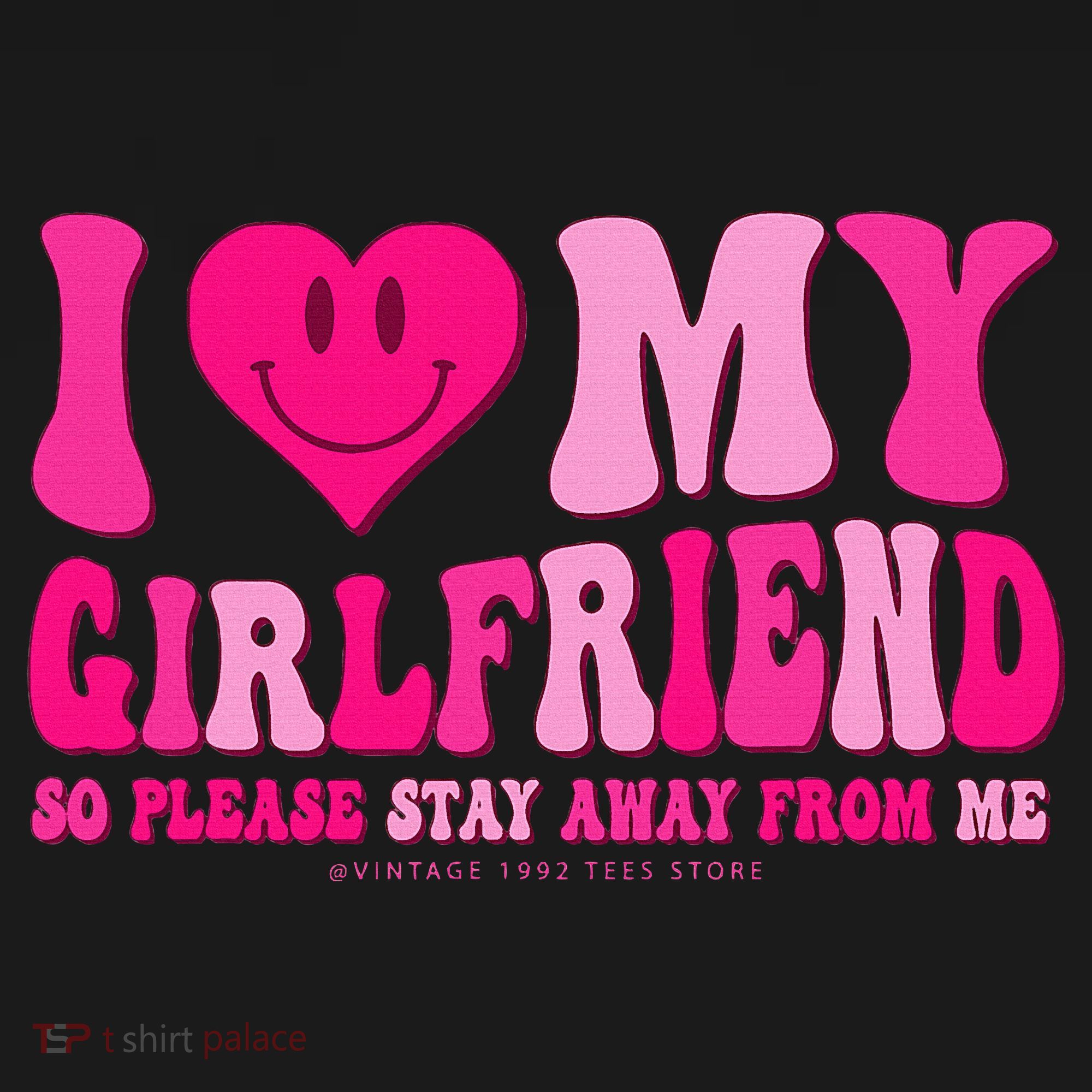 I Love My Girlfriend Valentines Day I Heart My Girlfriend GF Polo