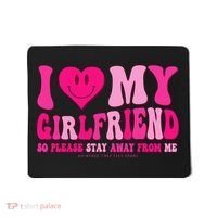 I Love My Girlfriend Valentines Day I Heart My Girlfriend GF Mousepad thumb 0