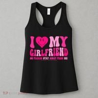 I Love My Girlfriend Valentines Day I Heart My Girlfriend GF Women's Tank Top thumb 3